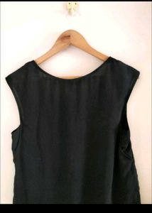 MANGO Union Jack Sequin Top