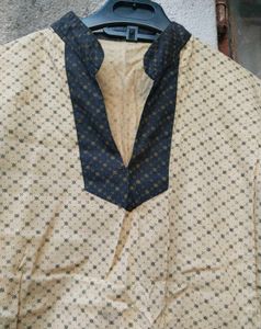 Vintage Diamond Pattern Short Kurti