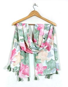 Multicolored Floral Dupatta (Women)