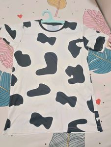 Cow Print T Shirt