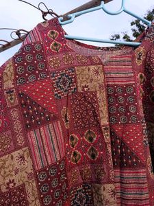 Patchwork Print Dress