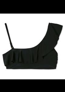 Padded Ruffled  Crop Top