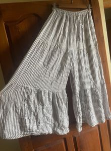 Striped Tiered Palazzo Pants