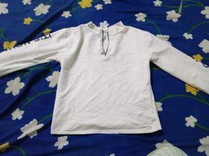 White Long Sleeve Top