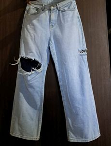 Combo Of Crop Top And Wide Leg Paint