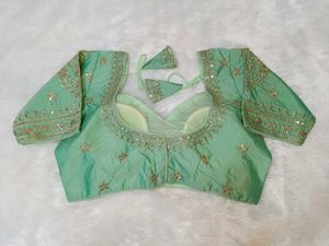 Greenish Sabyasachi Blouse