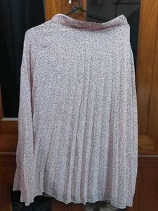 Pink Coloured Midi Skirt For Women
