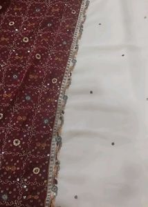 eligent georgette jaypuri type saree