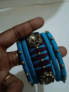 Silk Thread Bangles.My Own Making