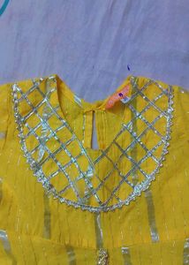 Adorable Yellow Kids Ethnic Set