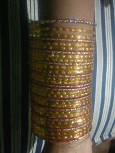 Multi Colour Glass Bengal Set