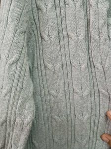 St. John Gray Cardigan Sweater