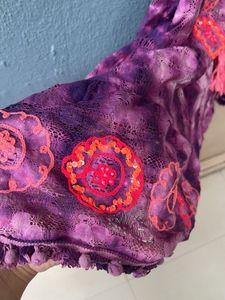 Purple Boho Short Kurti