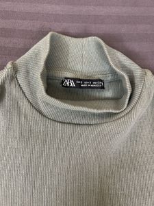 Zara Knit Turtleneck Top