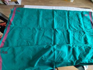 Sea Green And Pink Handloom Saree (Women&#39;s)