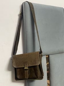 Vintage Leather Messenger Bag