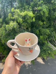 Bunny Surprise Cup &amp; Saucer