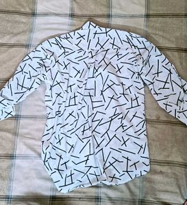 Abstract Print Button-Down