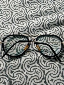 Mens Black Frame Metal Sticks Glasses