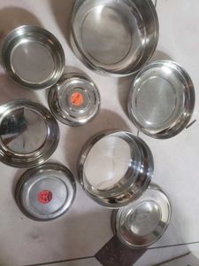 4 Stainless Steel Tiffins