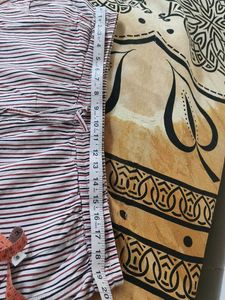 Indubindu Women Printed Red Cotton Kurta Set