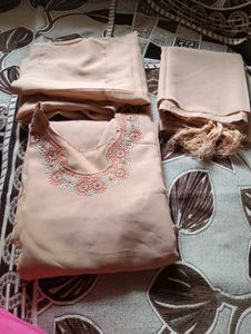 Kurti Dupatta And Bottom Wear For Women