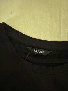 Black Cropped T-Shirt