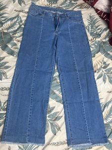 Wide Leg Denim Jeans Women
