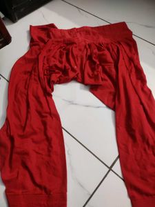Red Cotton Salwar