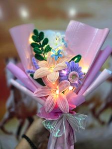 Floral Bouquet with Lights