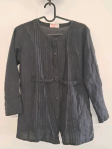 Fabindia Cotton Top (Black)