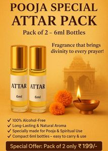 Pooja Special Attar Pack (2 x 6ml)
