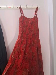 Red Floral Sundress