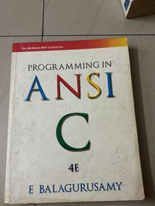 Programming In ANSI C