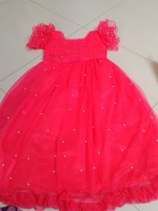 Cute Girls Pink Dress