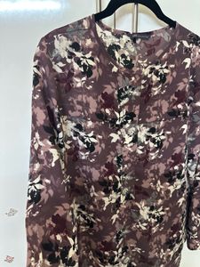 Size 10 M&amp;S Elegant Pink Flowery Top