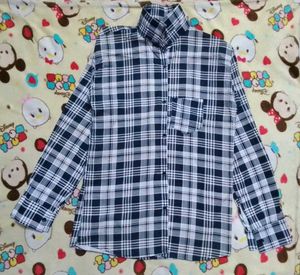 Plaid Flannel Long Sleeve Shirt