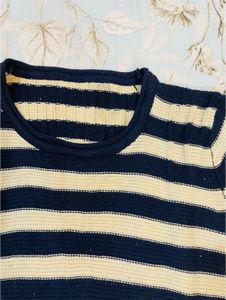 Striped Knit Sweater