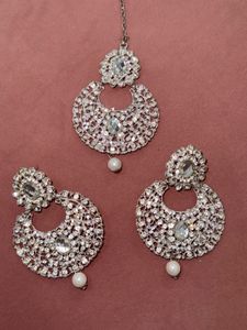 Sparkling Silver Jewelry Set