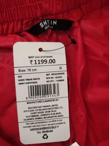 High Rise Parachute Style Pockets Cargo Track Pant