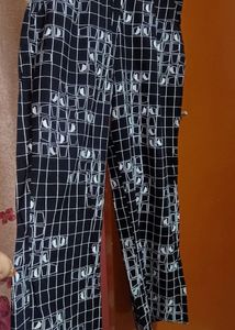 Global Desi Black &amp; White Pants
