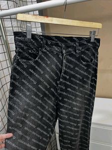 alexanderwangny logo patterned Denims