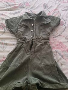 Olive Green Romper