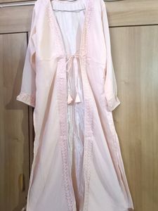 Ethnic Gown With Shrug