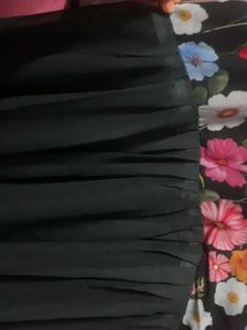 Black Anarkali Gown