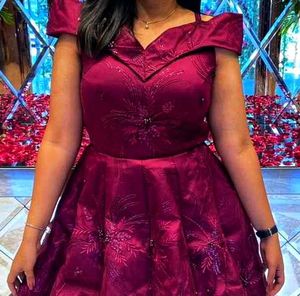 Elegant Magenta Ethnic Gown