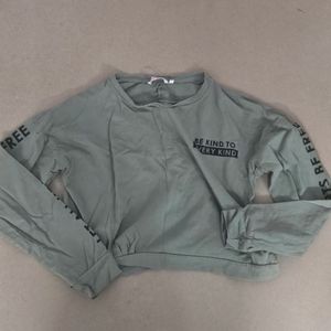 cropped sweatshirt/jumper - lifestyle brand