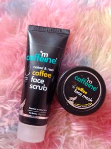 MCaffeine coffee face mask and scrub ✨💗