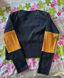 Colorblock Ribbed Knit Top