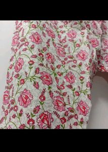 Floral Print Kurta